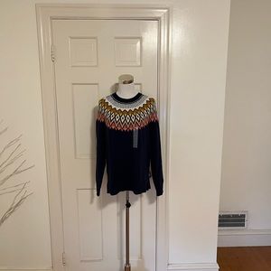 Fair Isle Sweater Old Navy Sz M NWT
